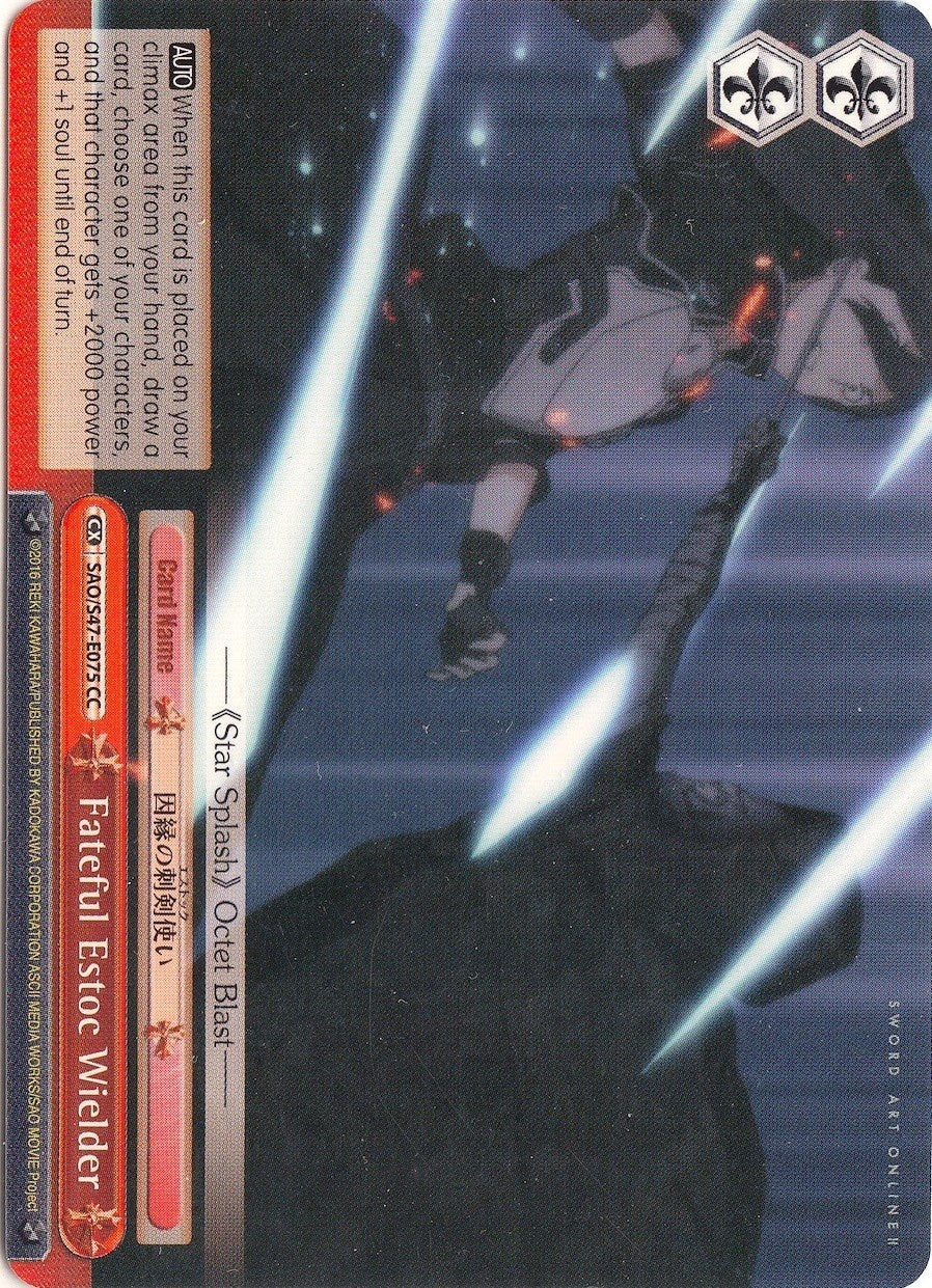 Fateful Estoc Wielder (SAO/S47-E075 CC) [Sword Art Online Re: Edit]
