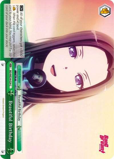 Beautiful Birthday (BD/WE34-E24 C) (Parallel Foil) [Morfonica x RAISE A SUILEN]