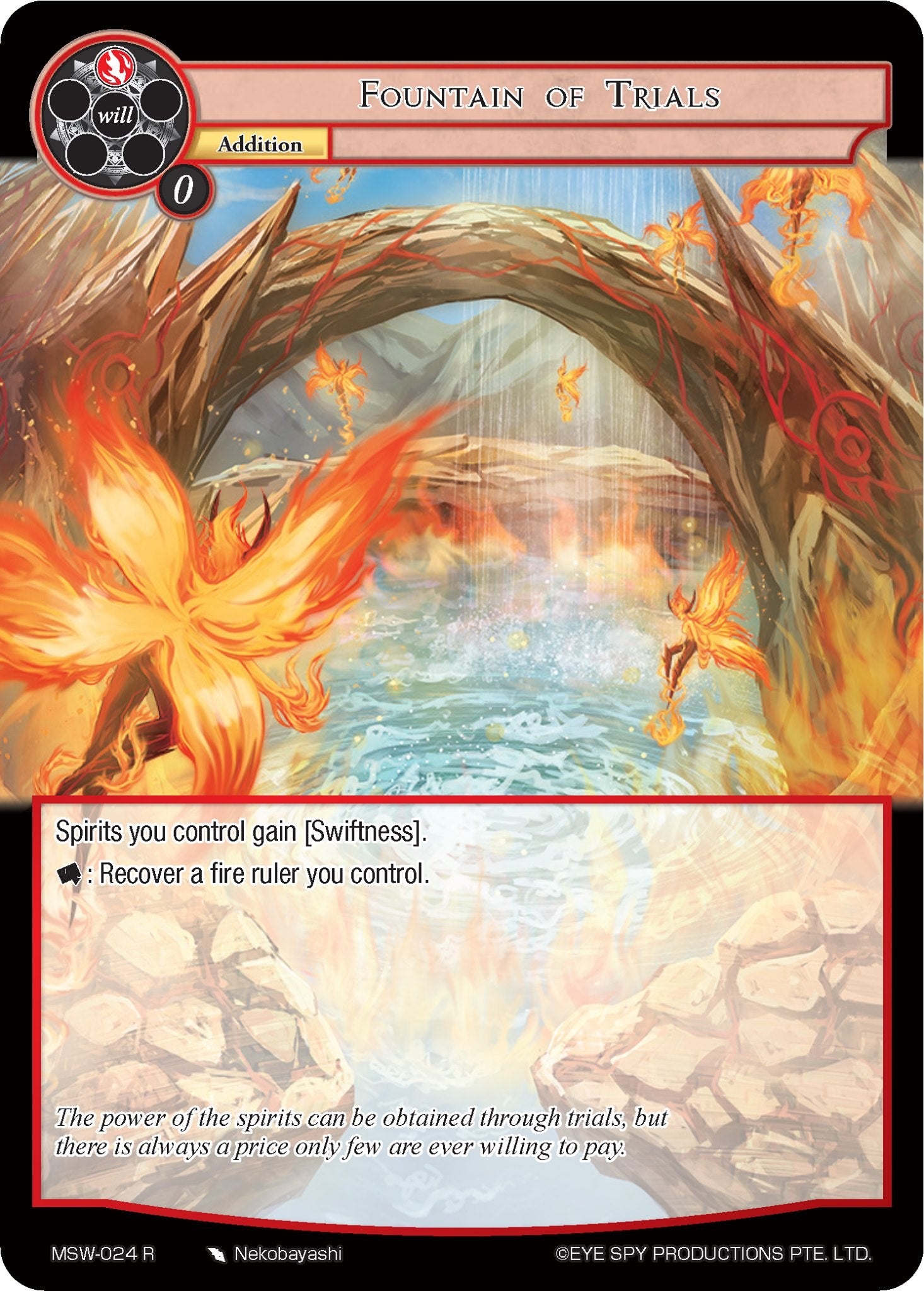 Fountain of Trials (MSW-024) [The Magic Stone War - Zero]