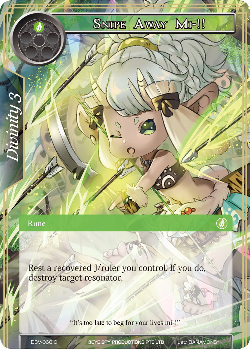 Snipe Away Mi-!! (DBV-068) [The Decisive Battle of Valhalla]
