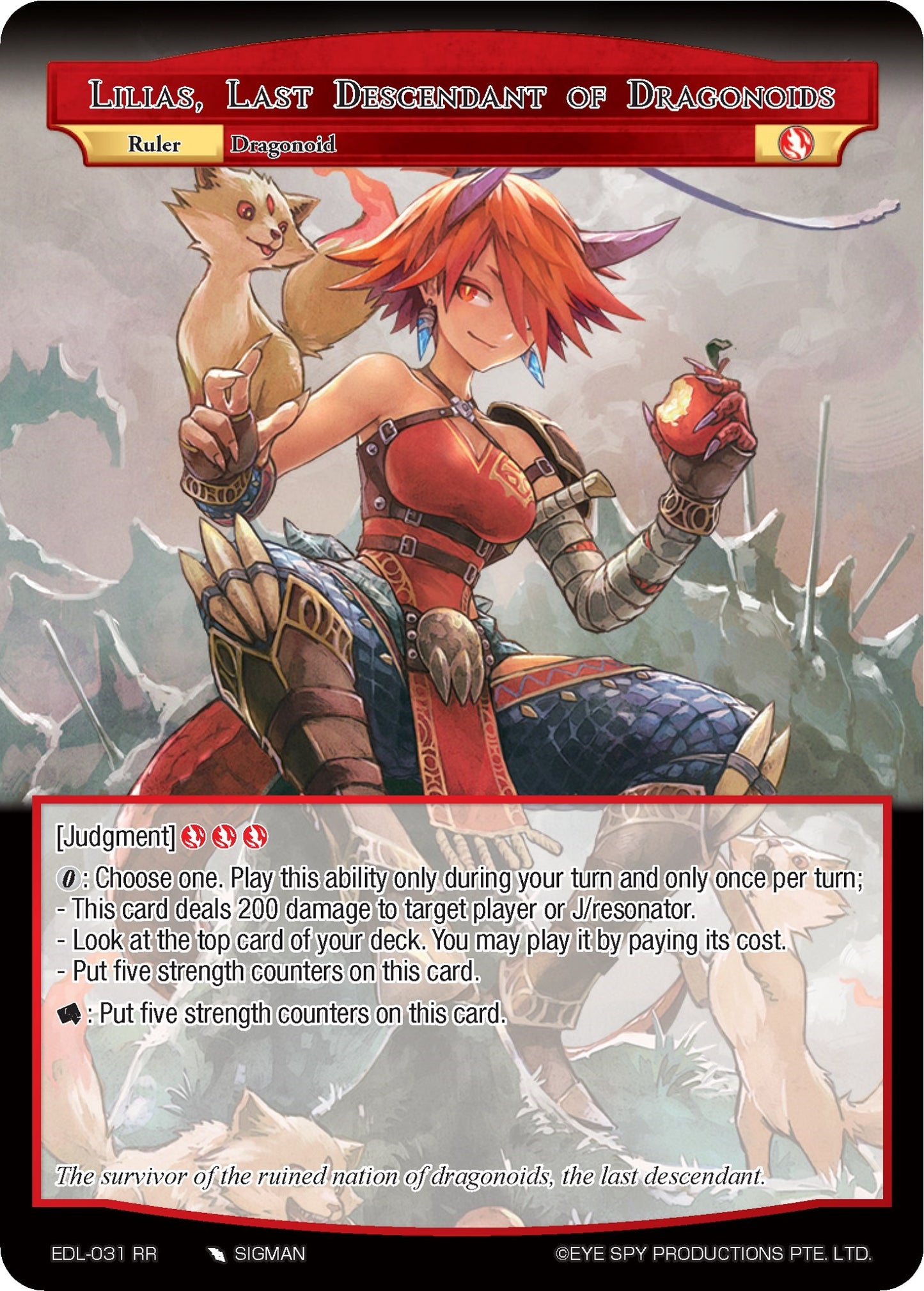 Lilias, Last Descendant of Dragonoids (EDL-031 RR/JR) [The Epic of the Dragon Lord]