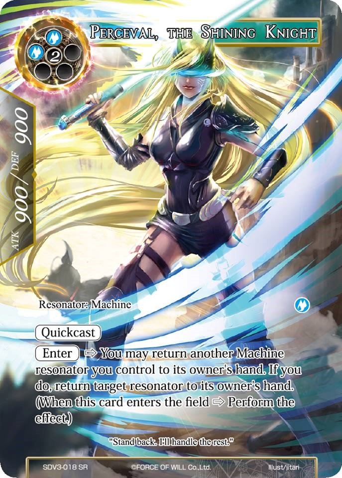 Perceval, the Shining Knight (SDV3-018) [Starter Deck: Valhalla Cluster]