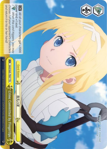 Crime Committed by Fingertips (SAO/S65-TE07 TD) [Sword Art Online -Alicization-]