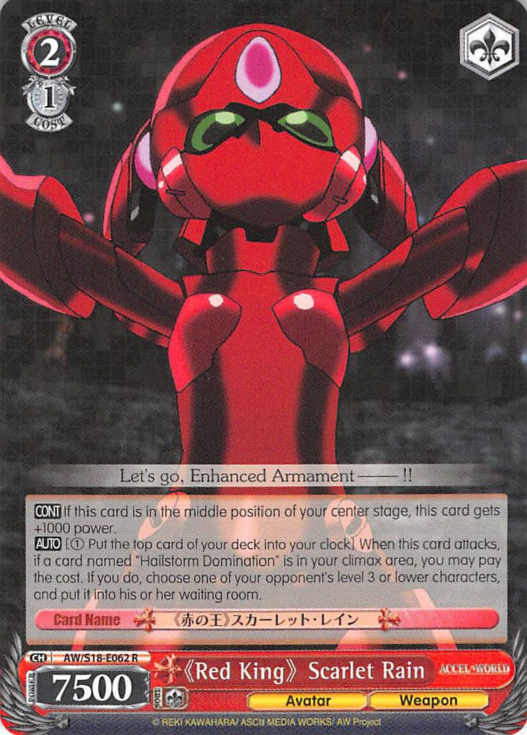 "Red King" Scarlet Rain (AW/S18-E062 R) [Accel World]