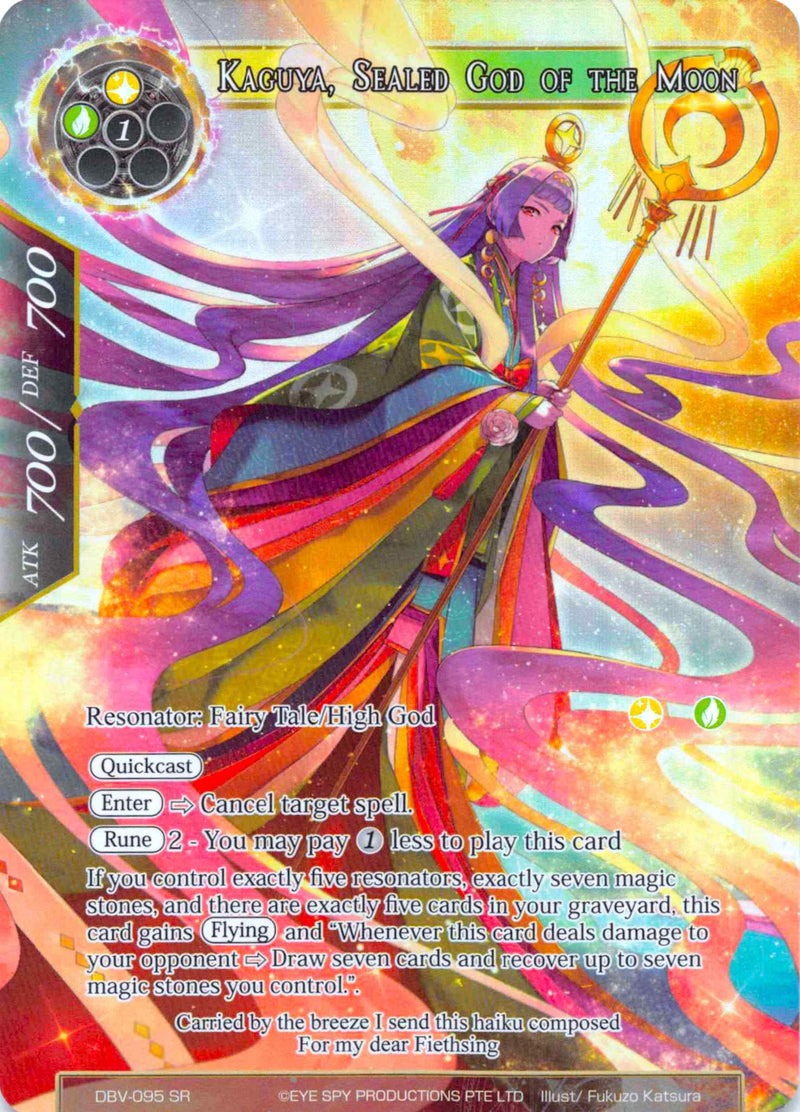 Kaguya, Sealed God of the Moon (Full Art) (DBV-095) [The Decisive Battle of Valhalla]