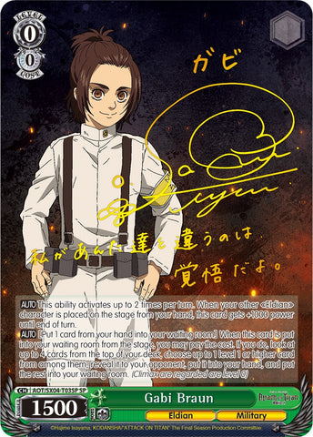 Gabi Braun (Foil) [Attack On Titan: Final Season]