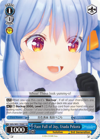 Face Full of Joy, Usada Pekora (HOL/W91-TE087 TD) [hololive production]