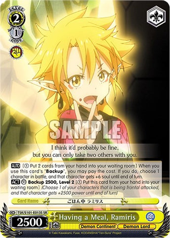 Having a Meal, Ramiris [That Time I Got Reincarnated as a Slime Vol.3]