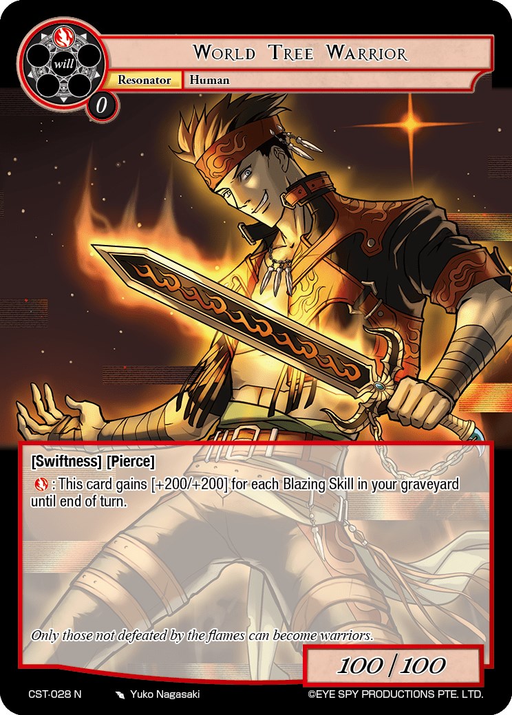 World Tree Warrior (CST-028 N) [Clash of the Star Trees]