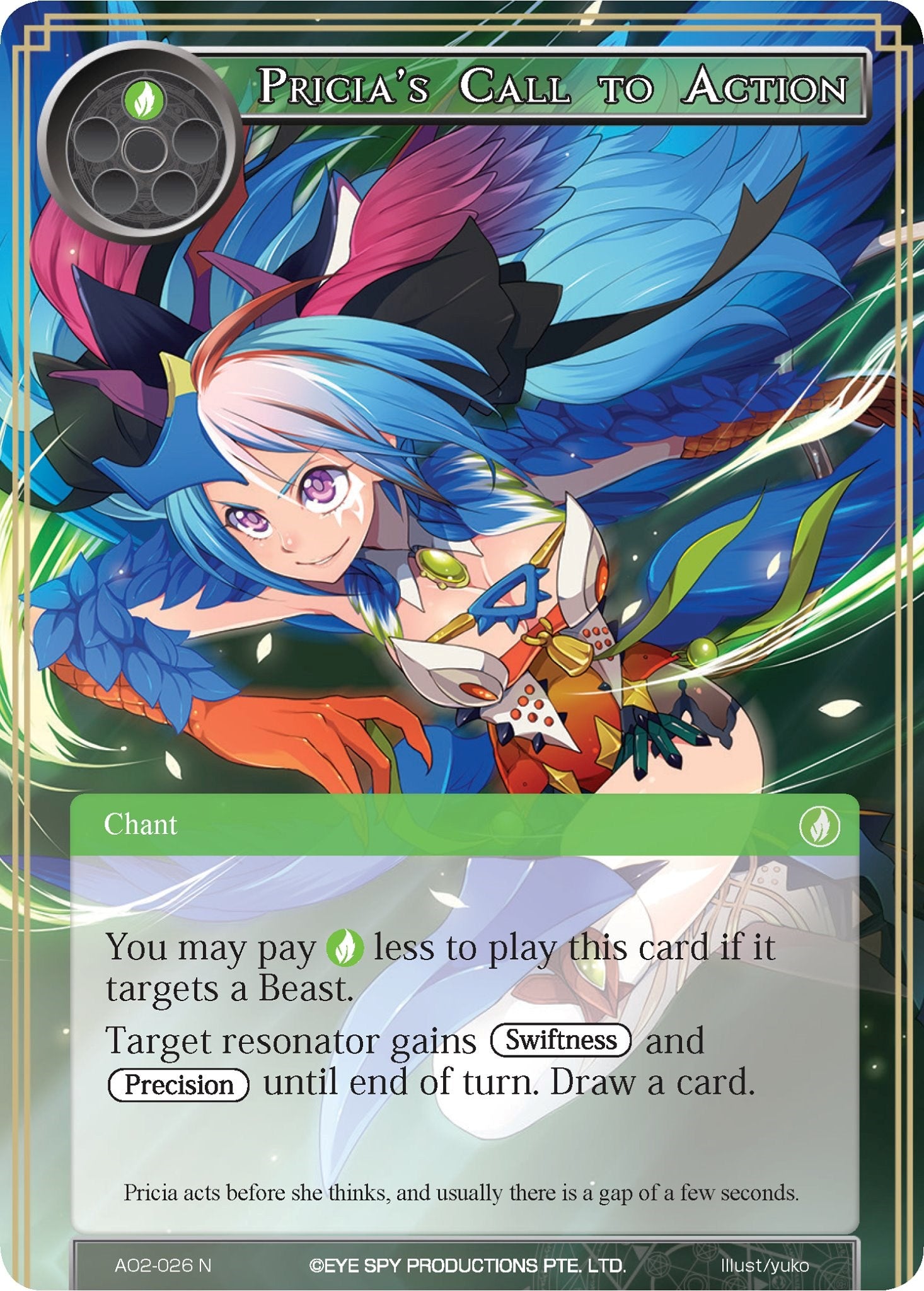 Pricia's Call to Action (AO2-026) [Alice Origin II]