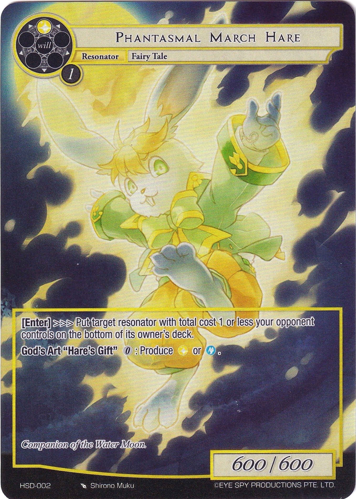 Phantasmal March Hare (Full Art) (HSD-002) [Starter Deck: Hero Cluster]