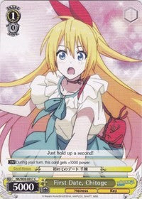 First Date, Chitoge (NK/W30-E017 C) [NISEKOI -False Love-]