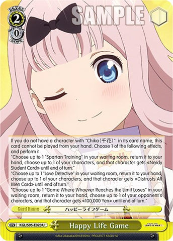 Happy Life Game [Kaguya-Sama: Love is War?]
