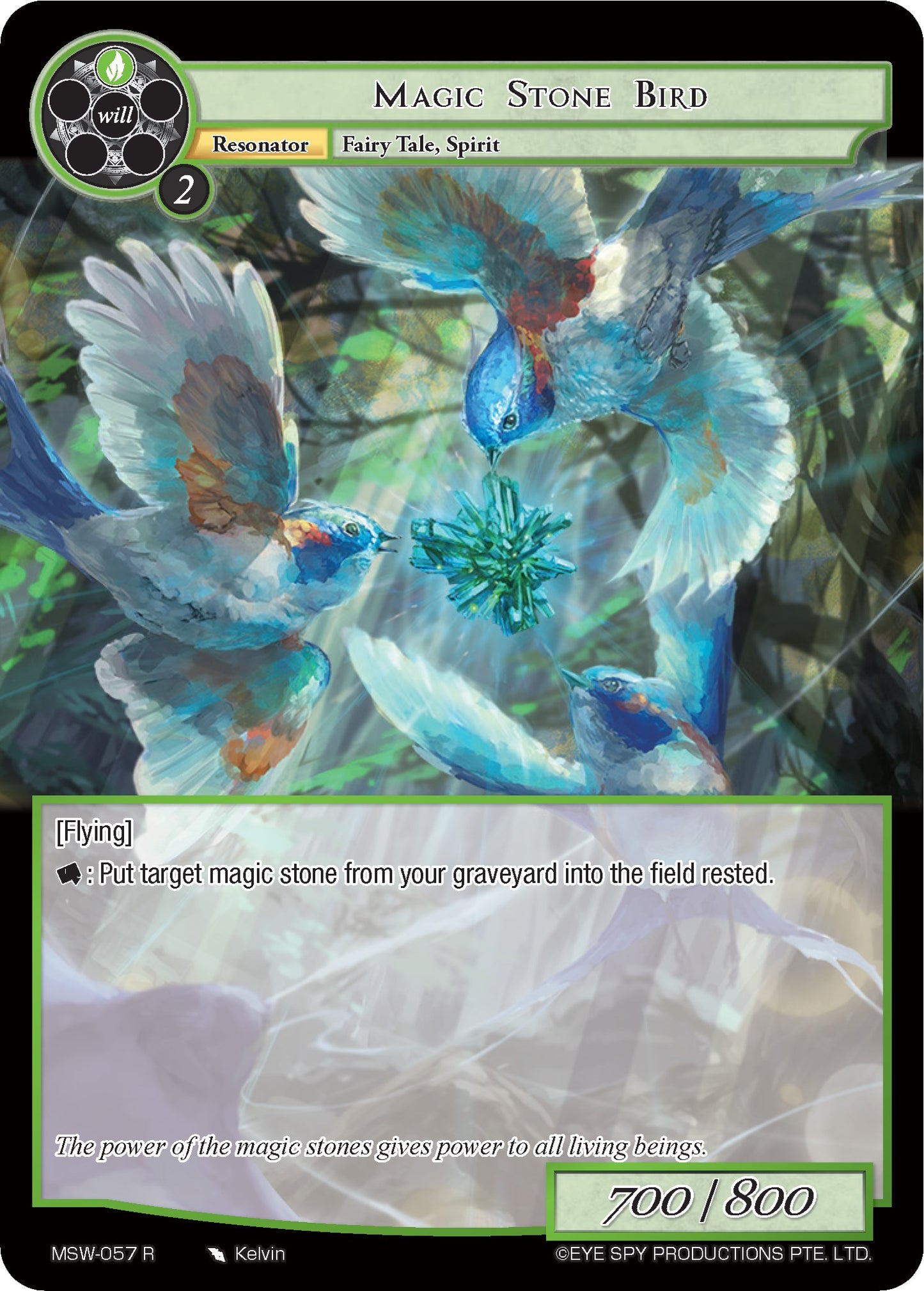 Magic Stone Bird (MSW-057) [The Magic Stone War - Zero]