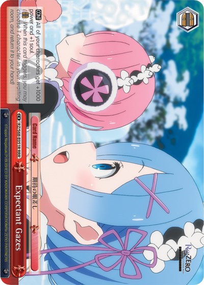 Expectant Gazes (RZ/S68-E051R RRR) [Re:ZERO Memory Snow]