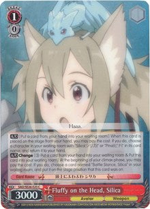 Fluffy on the Head, Silica (SAO/SE26-E25 C) (Parallel Foil) [Sword Art Online II Vol.2]