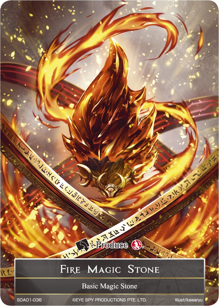 Fire Magic Stone (SDAO1-036) [Alice Origin Starter Deck]