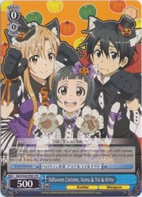 Halloween Costume, Asuna & Yui & Kirito (SAO/S26-PE01 PR) (Promo) [Sword Art Online Vol.2]