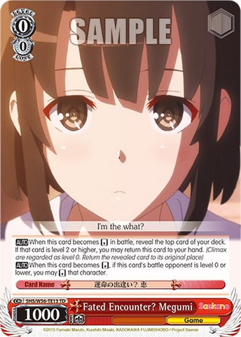 Fated Encounter? Megumi [Saekano: How to Raise a Boring Girlfriend]