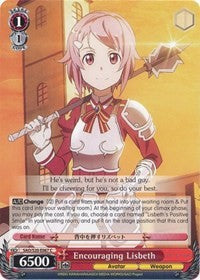 Encouraging Lisbeth (SAO/S20-E067 C) [Sword Art Online]