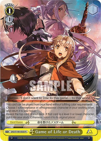 Game of Life or Death [Sword Art Online Animation 10th Anniversary]