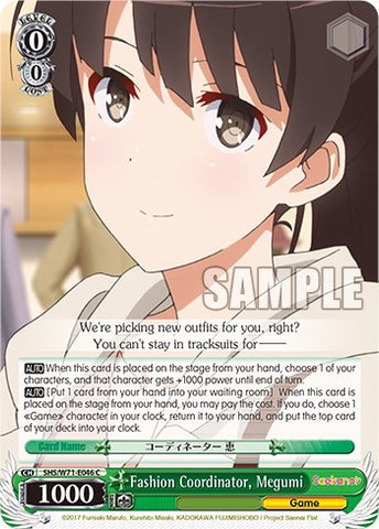 Fashion Coordinator, Megumi [Saekano How to Raise a Boring Girlfriend. flat]