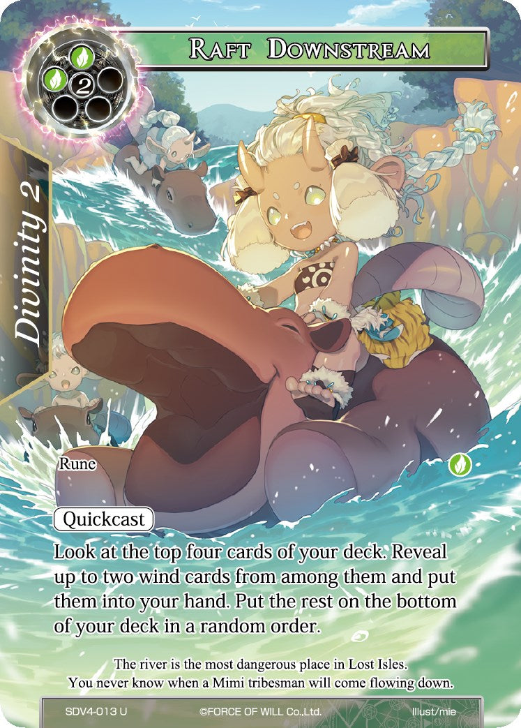 Raft Downstream (SDV4-013) [Starter Deck: Valhalla Cluster]