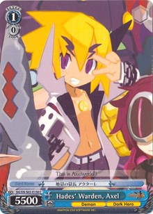 Hades' Warden, Axel (DG/EN-S03-E150 C) [Disgaea]