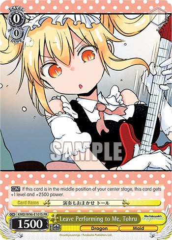 Leave Performing to Me, Tohru (Foil) [Miss Kobayashi's Dragon Maid]