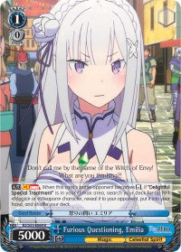 Furious Questioning, Emilia (RZ/S55-E069 R) [Re:ZERO Vol.2]