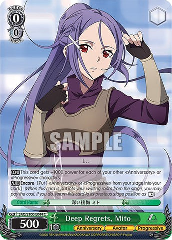 Deep Regrets, Mito [Sword Art Online Animation 10th Anniversary]