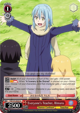 Everyone's Teacher, Rimuru (TSK/S70-E044 U) [That Time I Got Reincarnated as a Slime]
