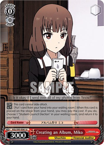 Creating an Album, Miko [Kaguya-Sama: Love is War?]