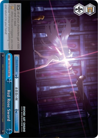 Red Rose Sword (SAO/S65-E097R RRR) [Sword Art Online -Alicization-]
